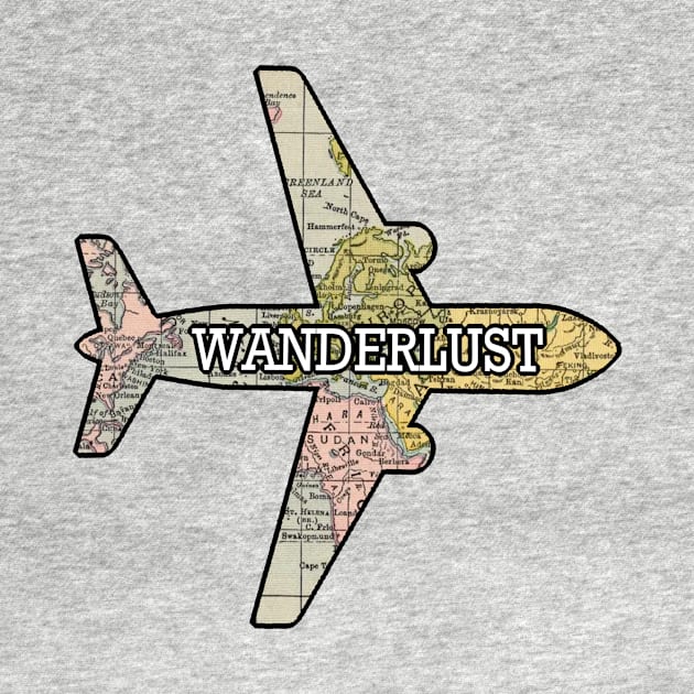 Wanderlust Airplane by AbundanceSeed